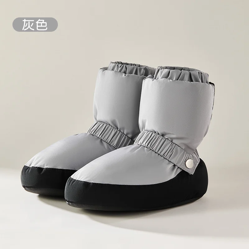 Хит продаж модные складные женские зимние утепленные Джазовые ботинки для девочек и женщин балетные танцевальные