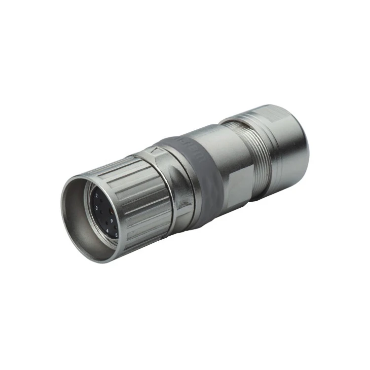 Weipu M23 crimp contact IP67 waterproof female signa circular connector for robot M23SK_TK