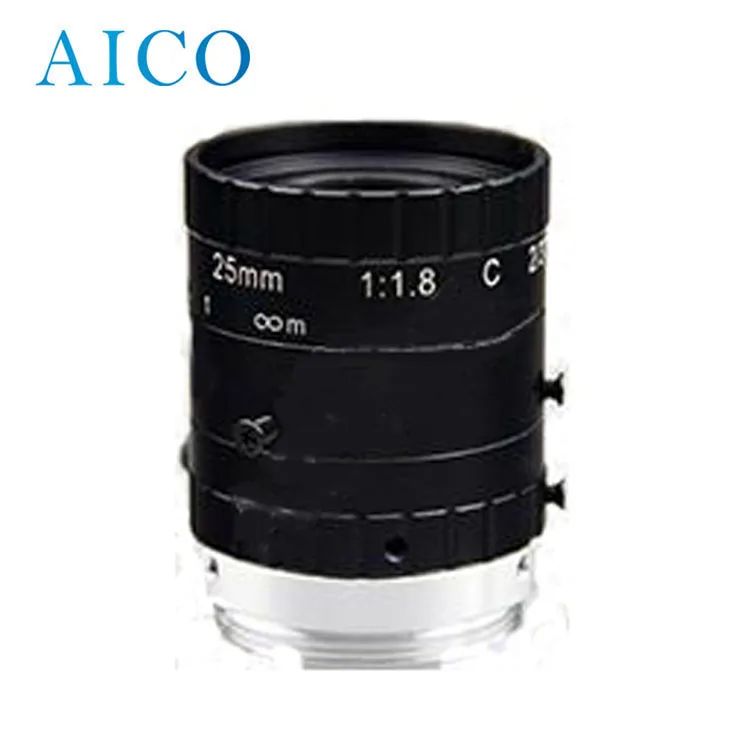 2/3 inch F1.8 EFL 25mm 3megapixel manual iris 3mp low distortion C mount industrial vision FA cctv lens 25 mm