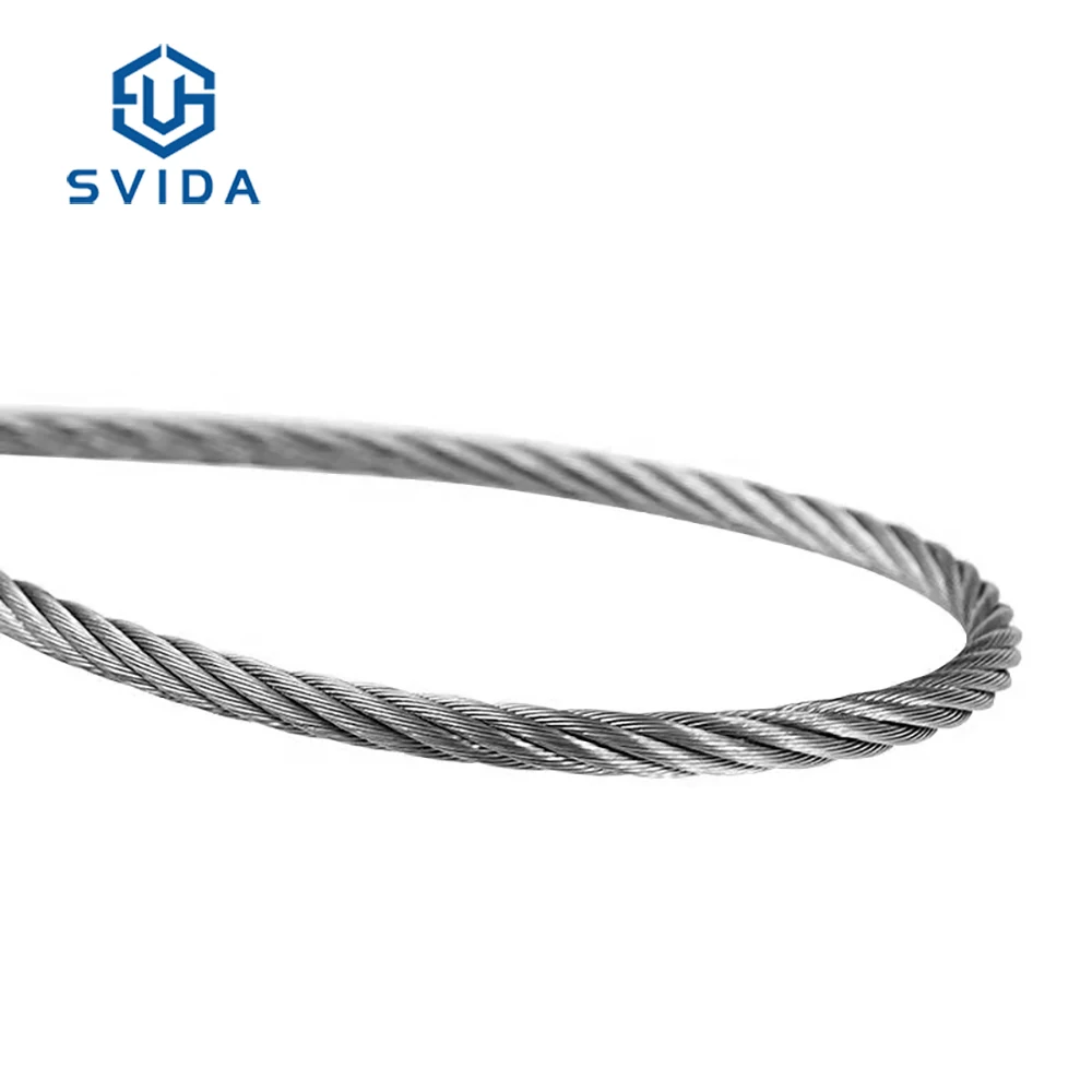 Factory Supply 316 Stainless Steel Cable 1x19 1.5mm Stainless Steel Wire Rope