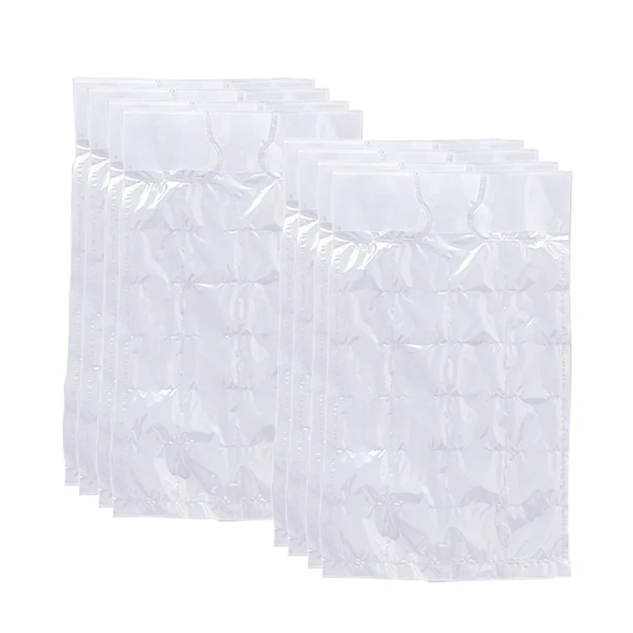 Customized 24 Cubes Plastic Disposable Self-seal Ice Cube Plastic Packaging Bags
