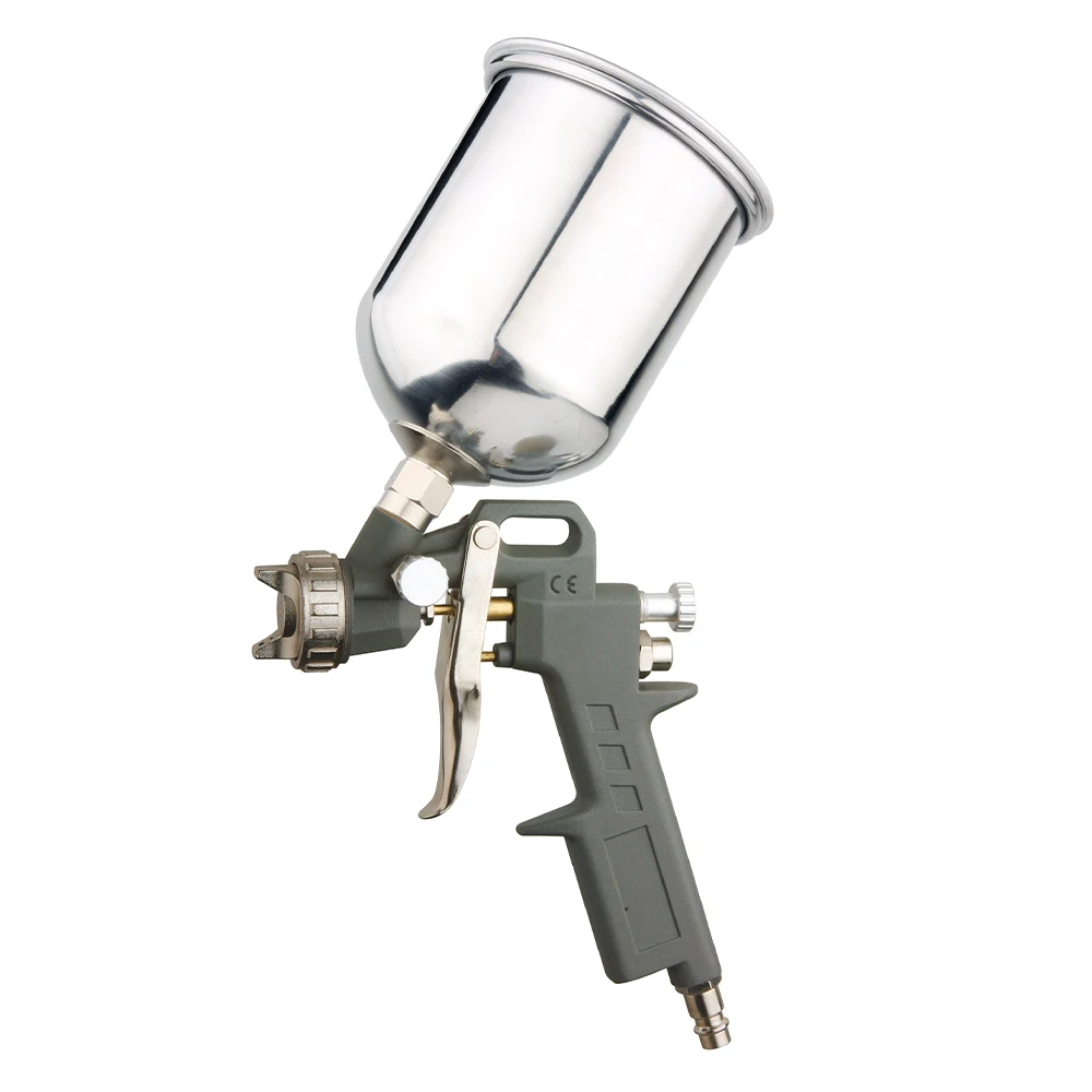 162A1 high pressure pneumatic gravity air spray paint gun with alum cup