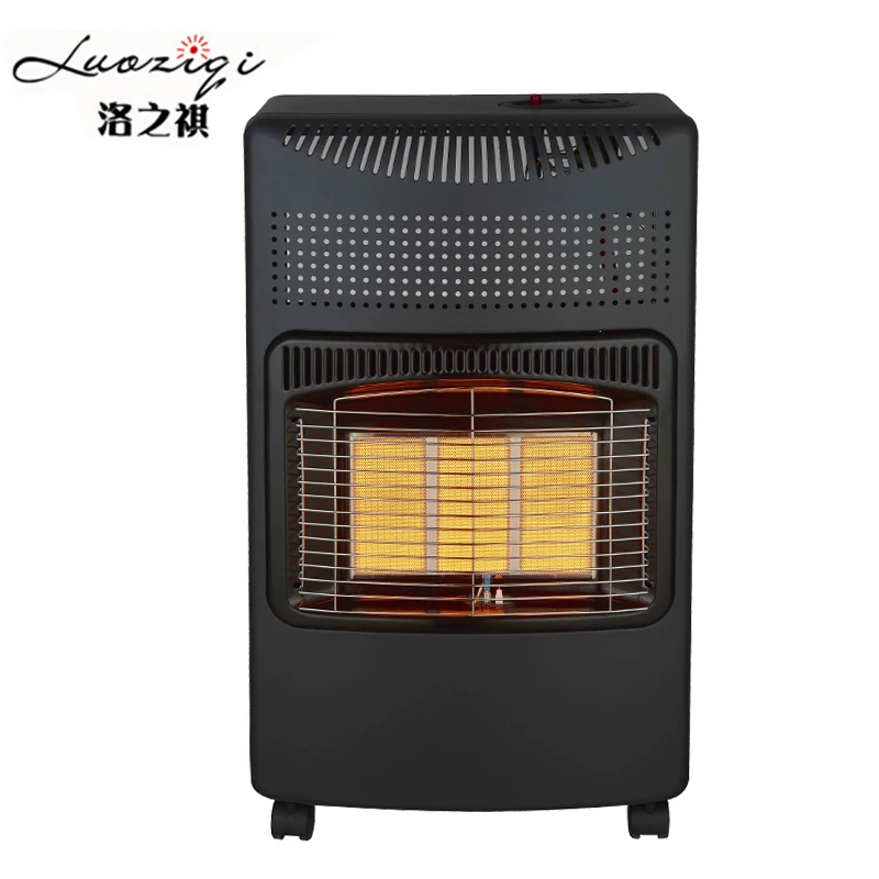 CE hot selling freestanding infrared indoor natural gas heating heater butane portable mobile folding gas room heater