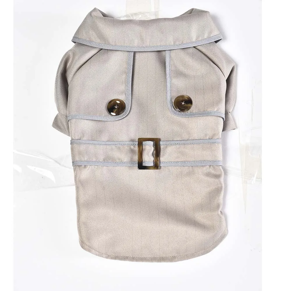 Stylish Antistatic Fabric Puppy Coat Dog Jacket Windproof Pet Apparel