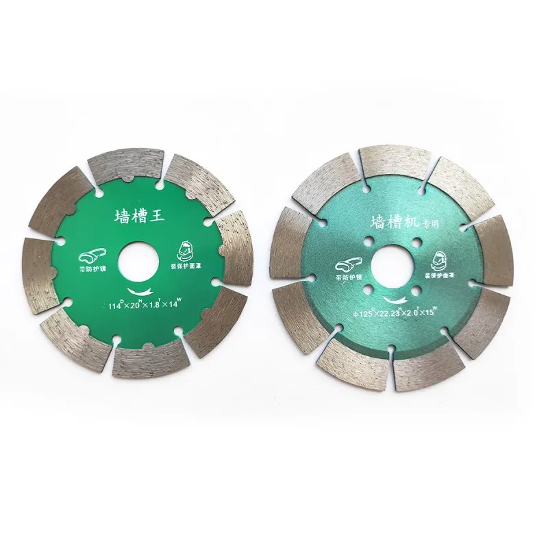 Diamond Wall Groove Knives Saw Blade Cutting Disc For Concrete Hoja De Diamante Para Concreto