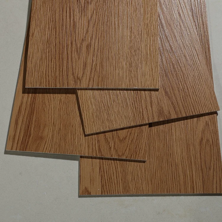 Self Adhesive Vinyl Flooring Plank Waterproof Peel and Stick Tiles Easy Install PVC Plastic Flooring with Glue Down LVT Sticker
