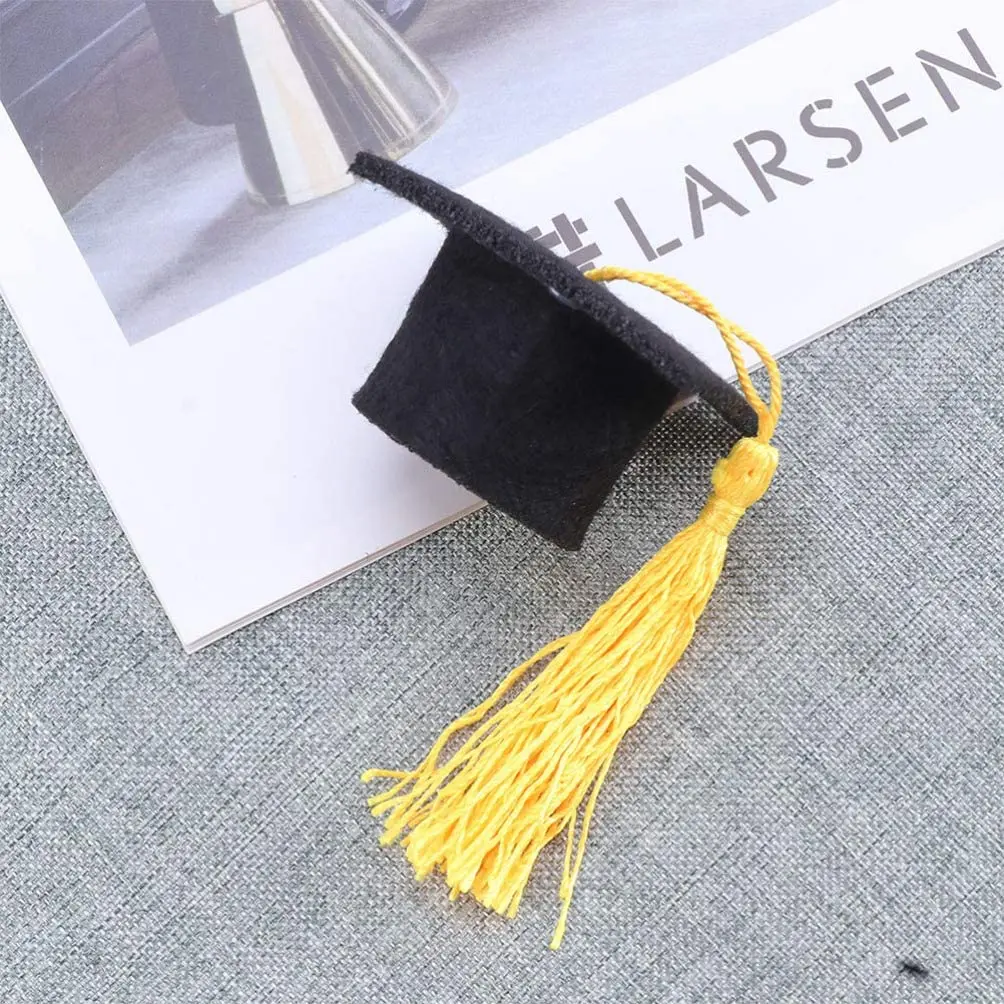 Wholesale Novelty Mini Graduation hat 5.5cm doctoral hat small size graduation hat for decoration