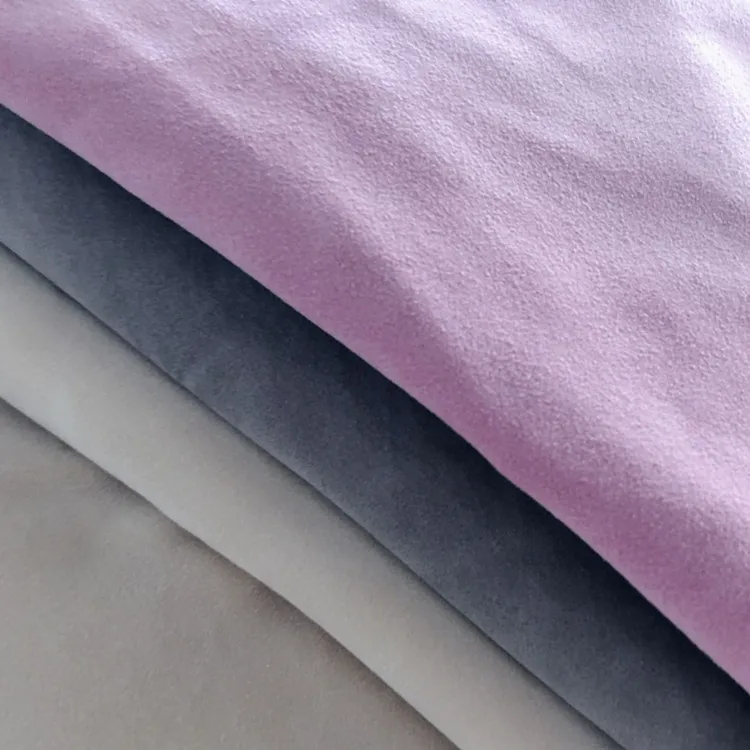 Micro Fiber Flocking Suede Fabric Sneaker Boot Bag Material In Stock
