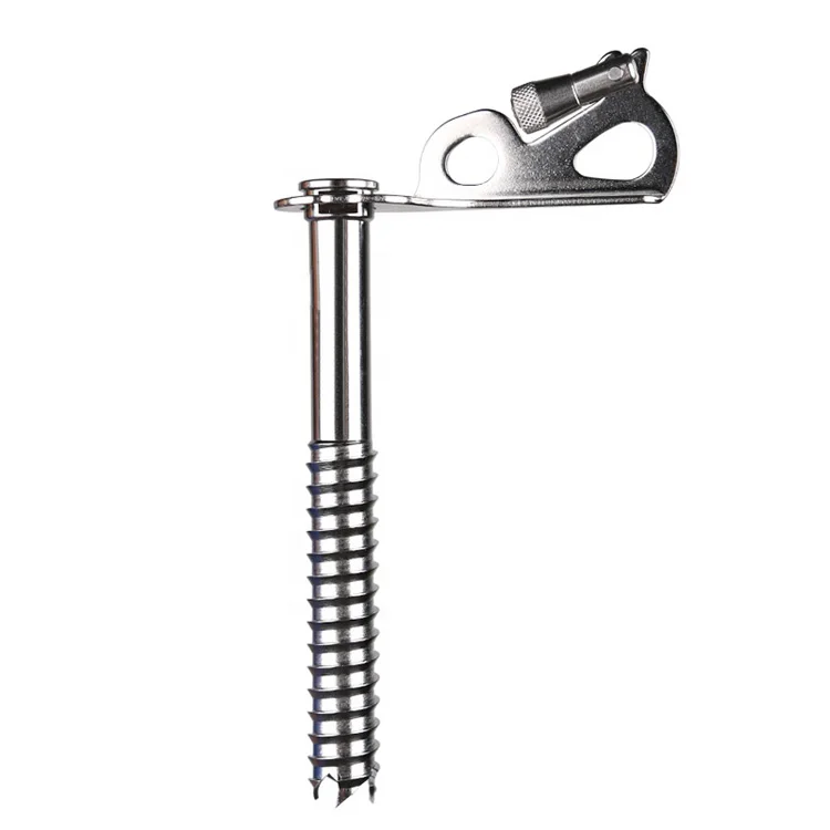stainless steel ice screw for snow mountain climbing