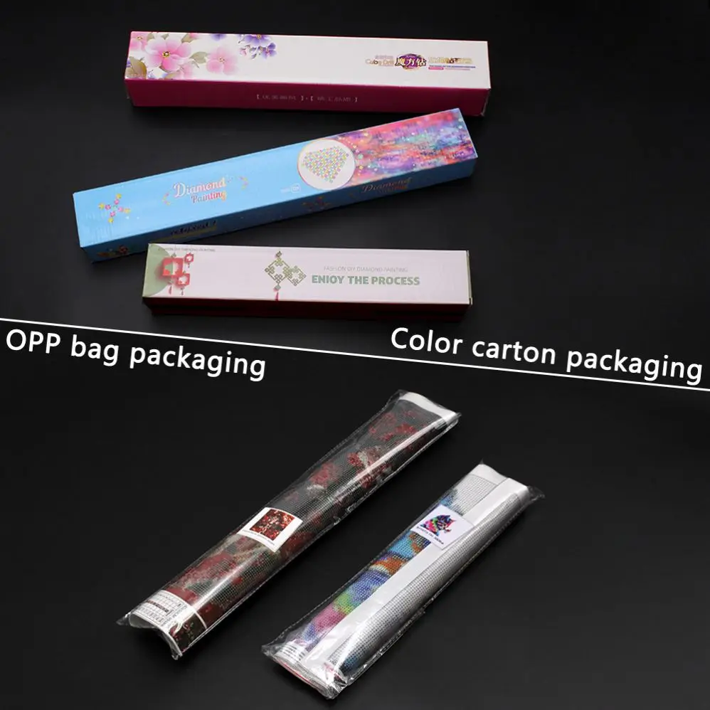 Handmade Diy Kits Short Lint Canvas Landscape Abstract Diamond Painting Tree