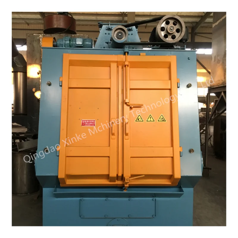 Qingdao Xinke Specialized Tumbling Rubber Belt Shot Blasting Sandblasting Machine