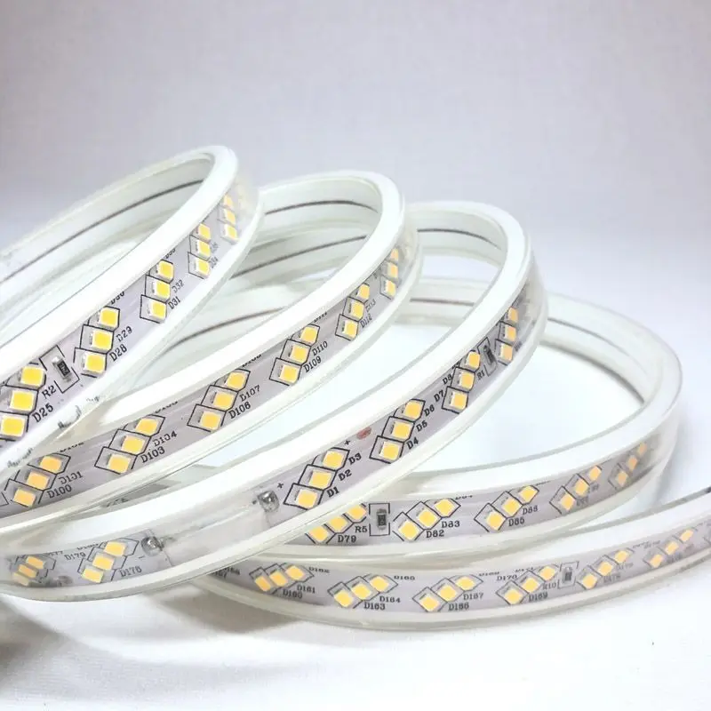 Ultra Bright 180LED Per Meter AC 110V 220V High Efficiency SMD2835 Waterproof Flexible Strip Led Tape Strip