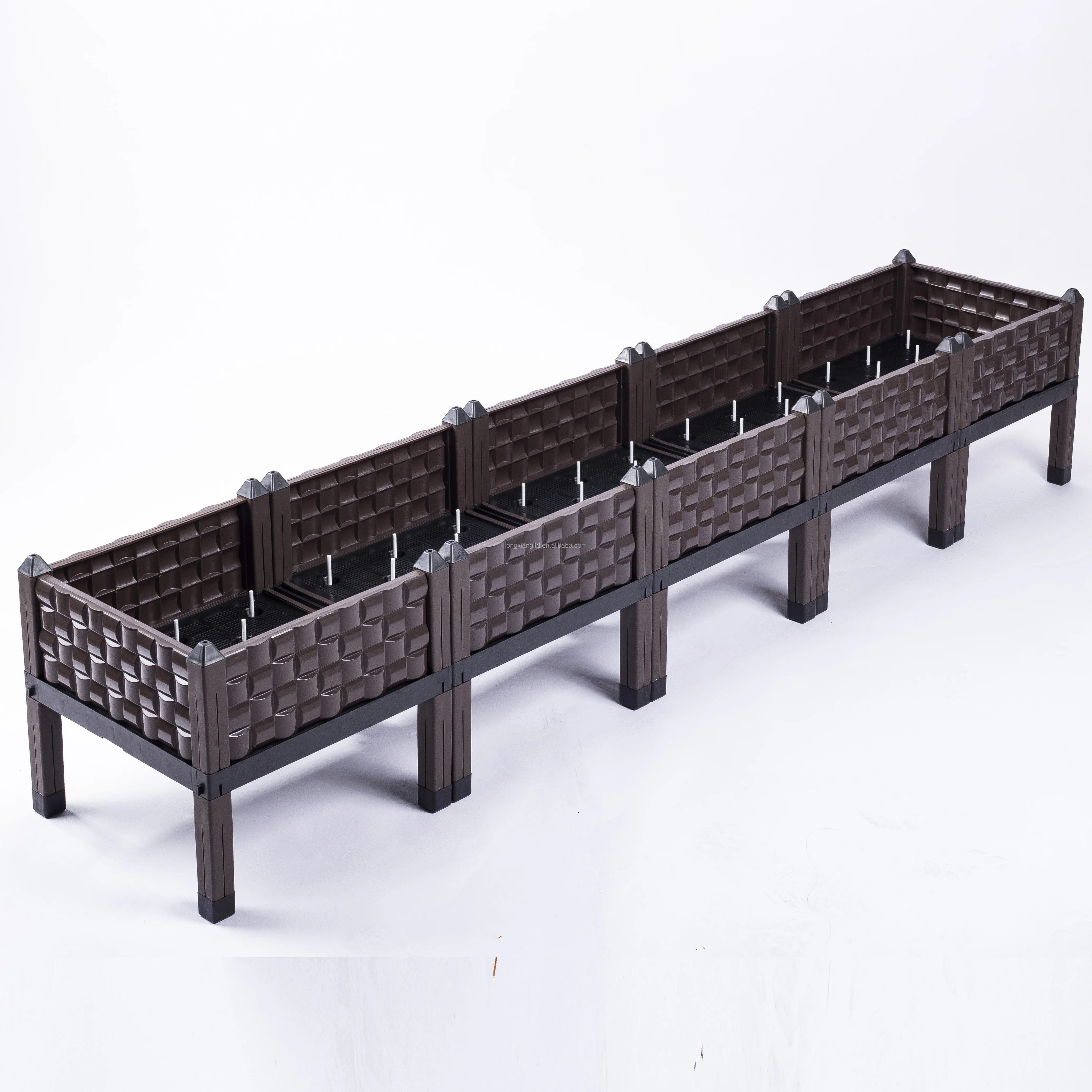 China factory Widening and Deepening Large Rectangular Plastic Planter Box Europe Style for Gardening and Planting
