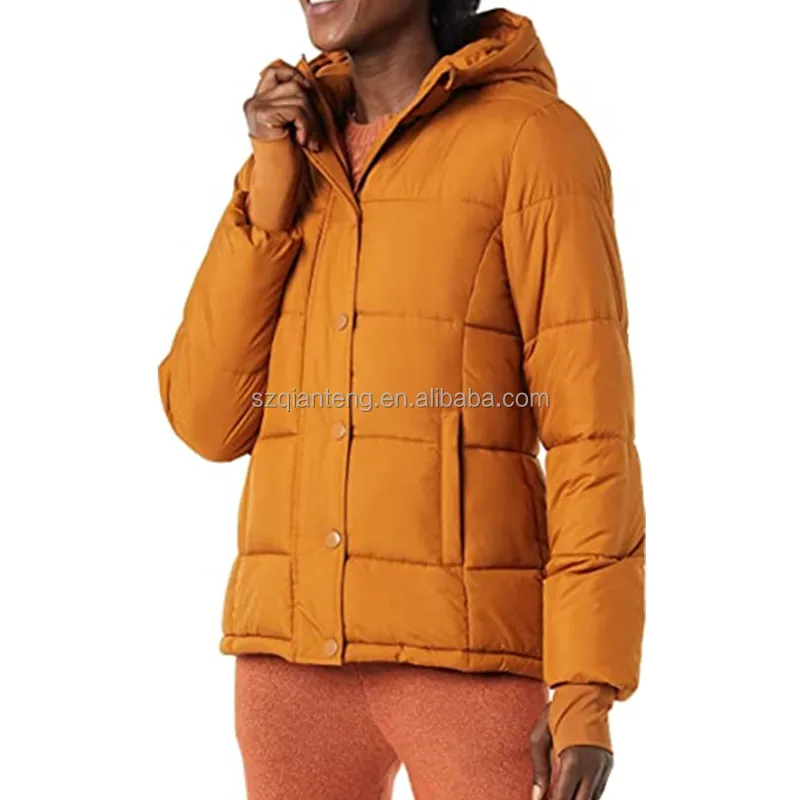 AQTQ Wholesale Down Jacket High Quality Hooded Designer Custom Women Puffer Jacket Winter Jacket Fleece