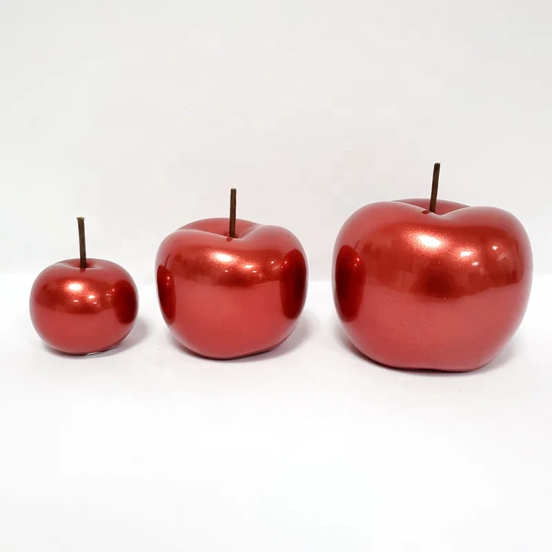 
Golden apple for Christmas desktop decorations 