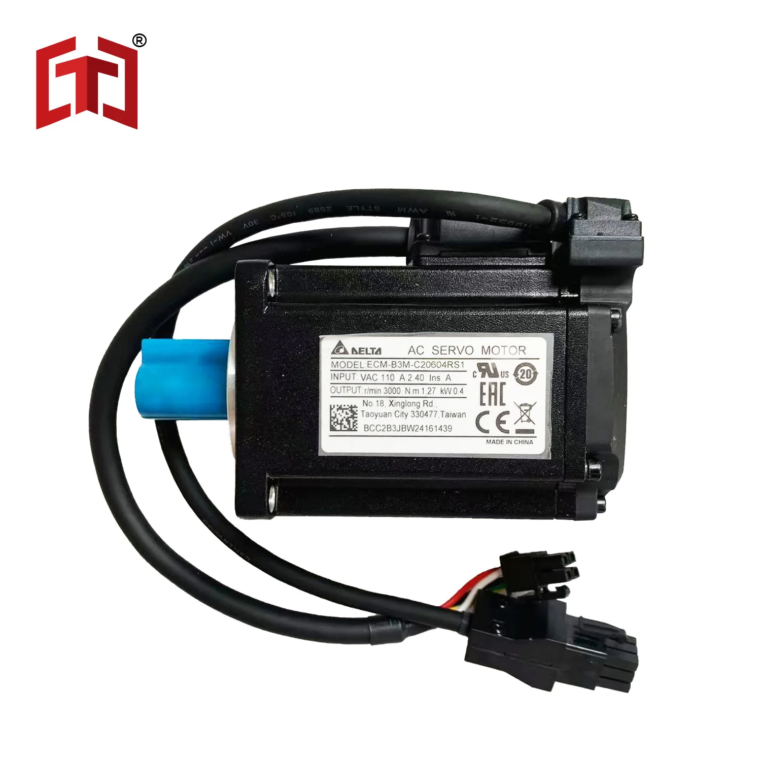 Сервопривод Delta 400 Вт + Серводвигатель без тормозной ECM-B3M-C20604RS1 ASD-B3-0421-E для лазерной резки с ЧПУ