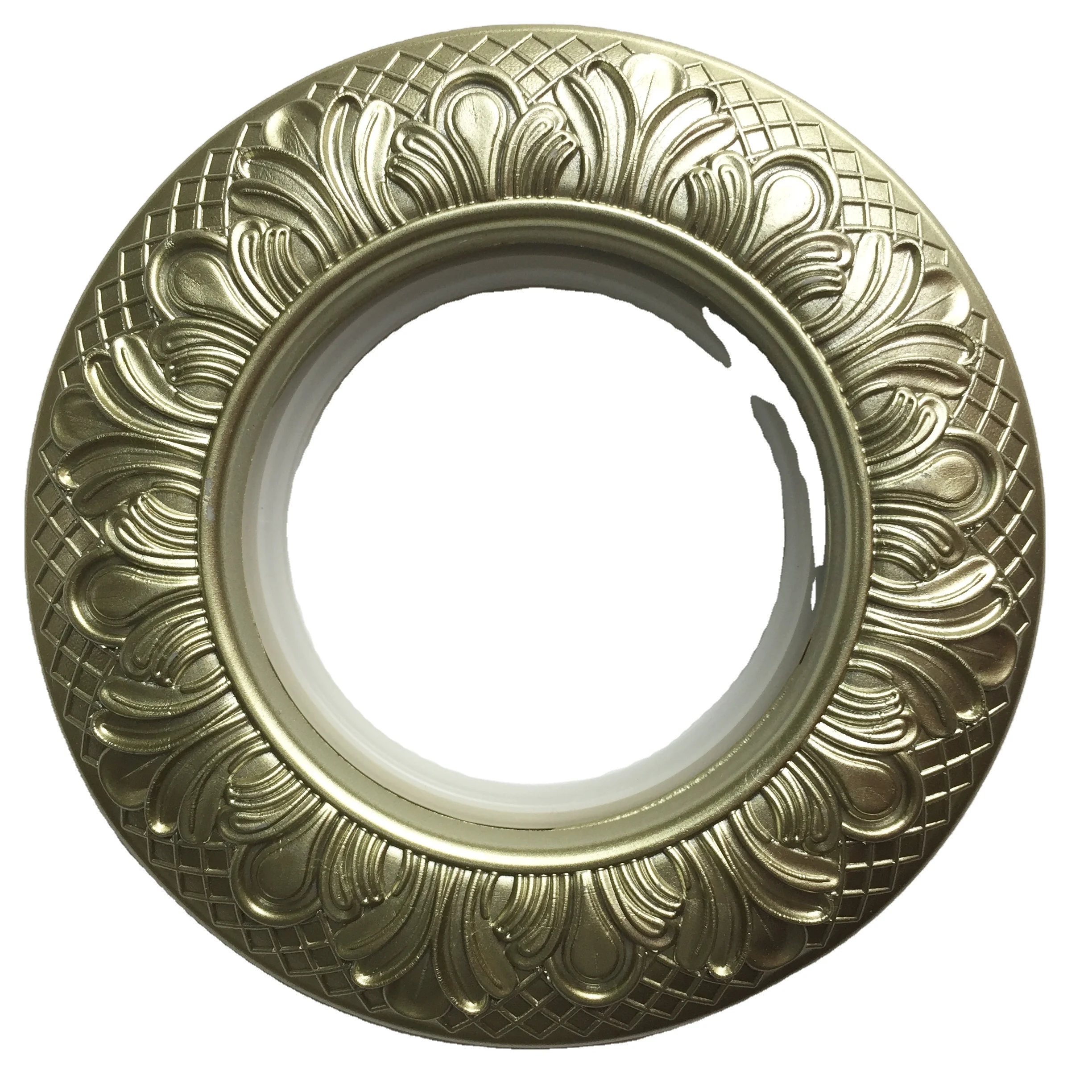 curtain pp ring accessories AB face 77 MM 3D flower print plastic eyelets curtain rings for curtain poles