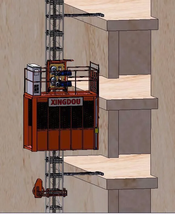 CE Approved SC200/200 Construction Machine