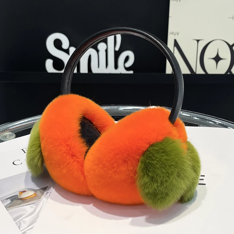 Наушники из натурального кроличьего меха