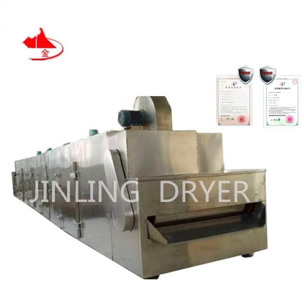 Good price DWF 120-600kg/h steam consumption belt came off dryer