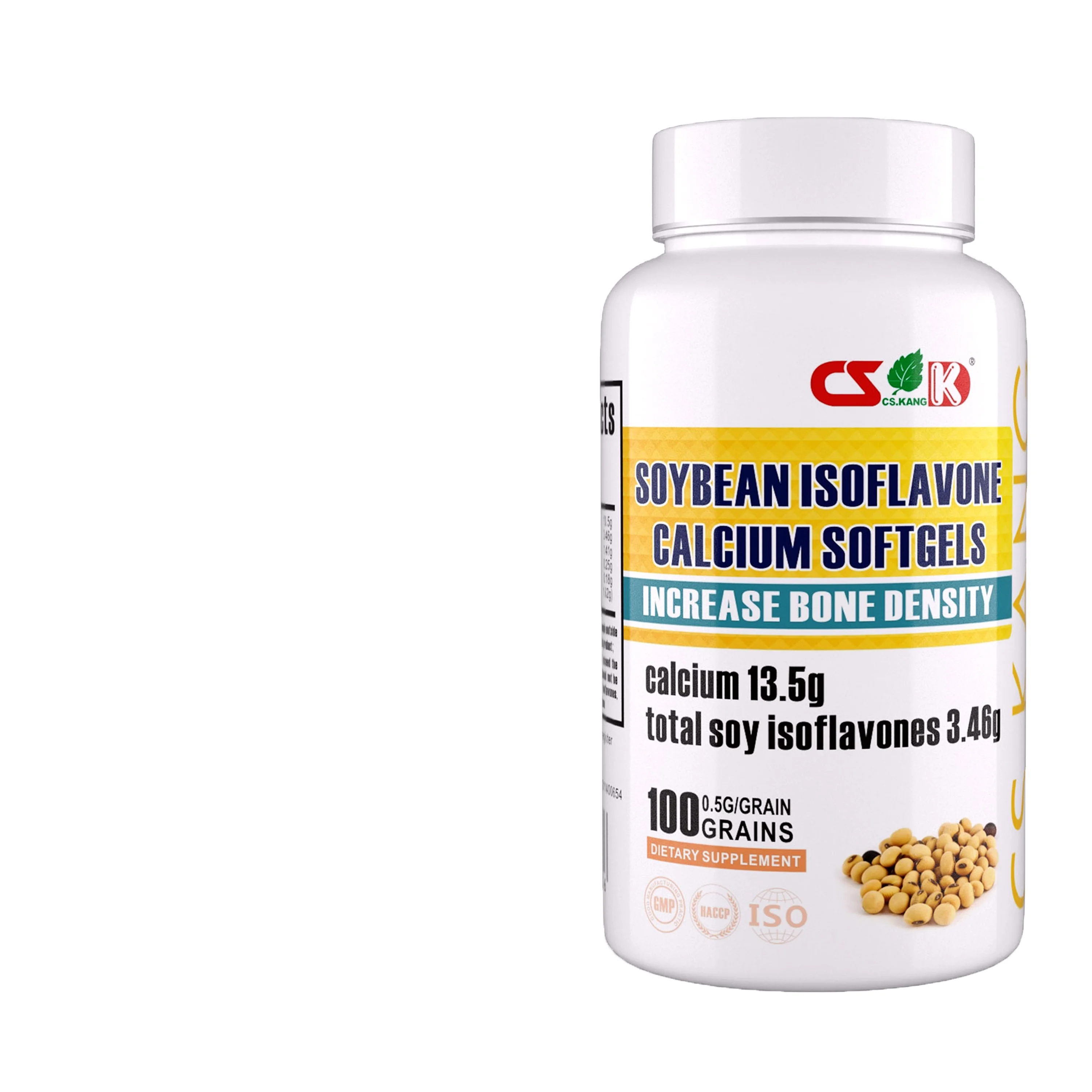 Замечательный эффект имеет полезную функцию, которая увеличивает плотность кость изофлавонов соевых кальциевых мягких Гелевых Капсул