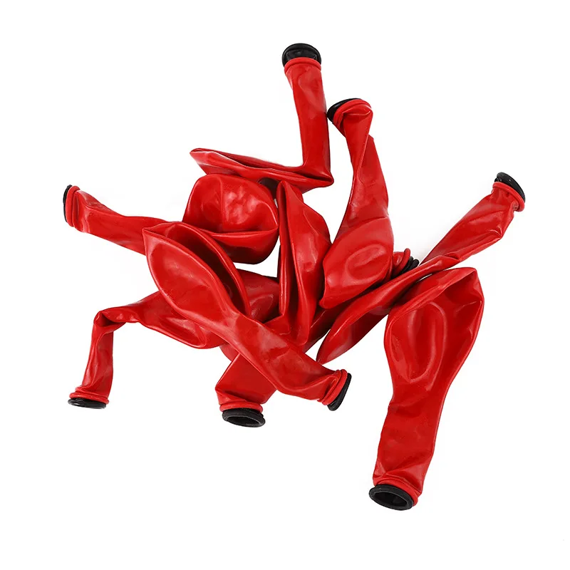 10 дюймов Круглый двойной слой Сердце Красный Гранат оптовая латексные шары у нас