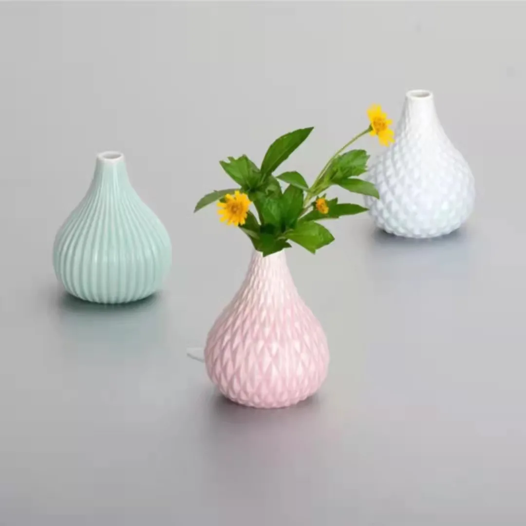 creative ins  table small ceramic vase for flower home decoration
