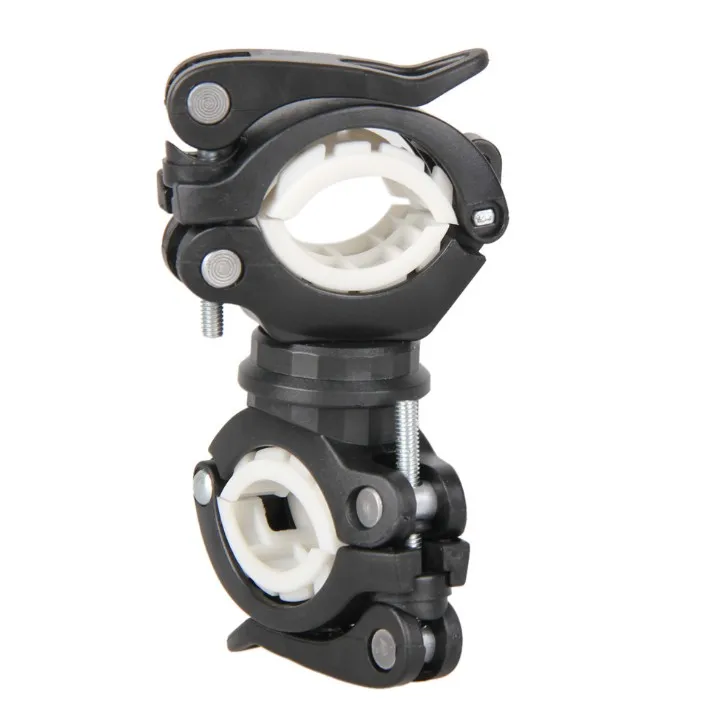 Universal 360 Degree Rotatable Bicycle Light Holder Outdoor Mountain Bike Cycling Clip Clamp Front Light Mount Holder