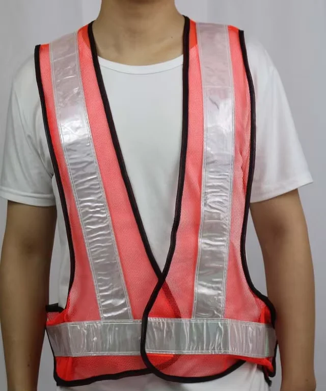 HBC Customized High Visibility Work Vest Safety work wear men Roadway Reflective Work Clothes Vest