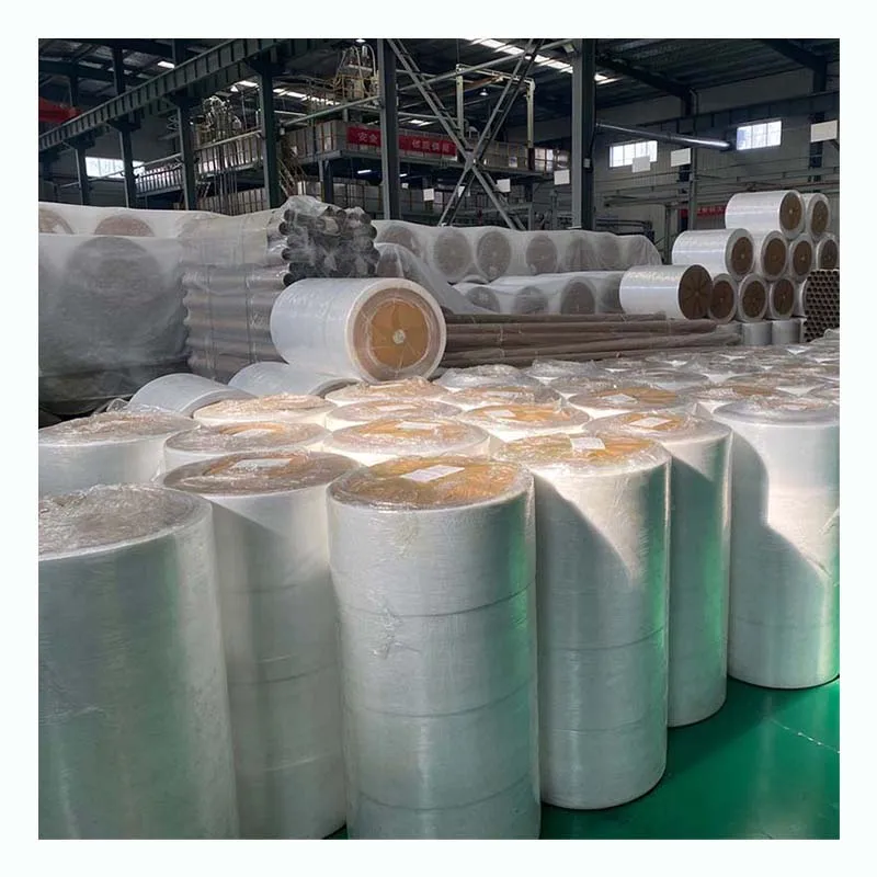 Factory wholesale price waterproof breathable white pe film laminated non-woven fabric roll