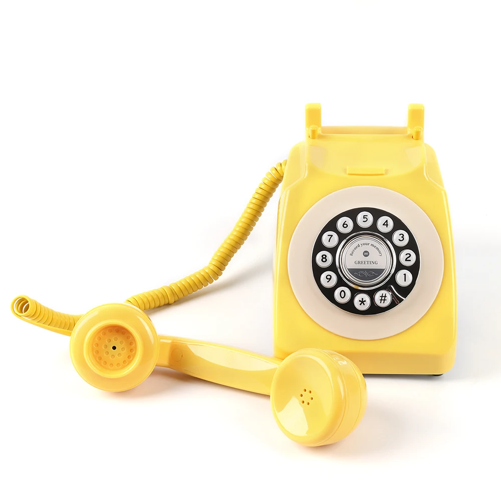 Newest Product Audio Guestbook Record Antique Telephone Wedding Recording Audio Guestbook Phone for Event Studios Photostudio