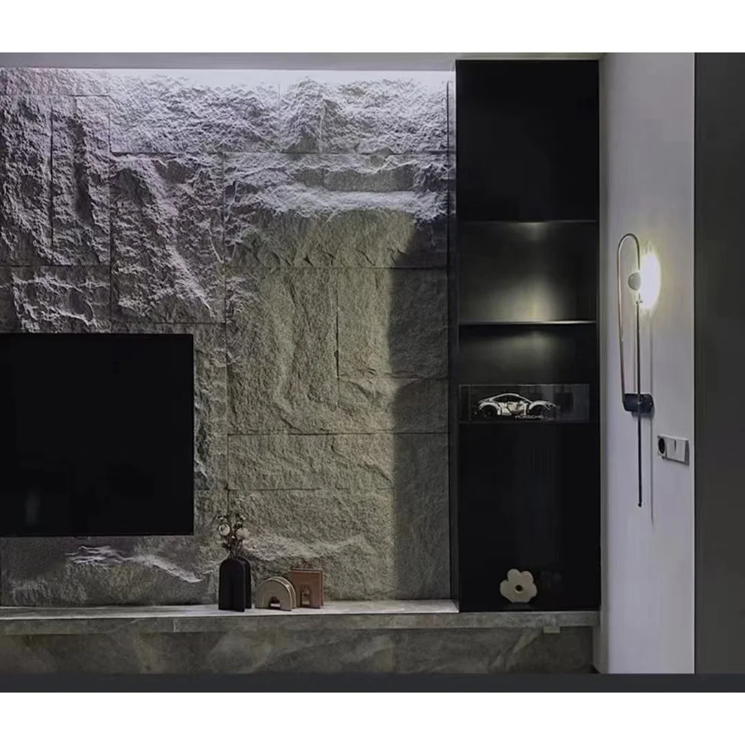 Macetero Hardboard Wall Creative Culture Decorative Stone Walls Faux Artificial PU StonevWall Panel