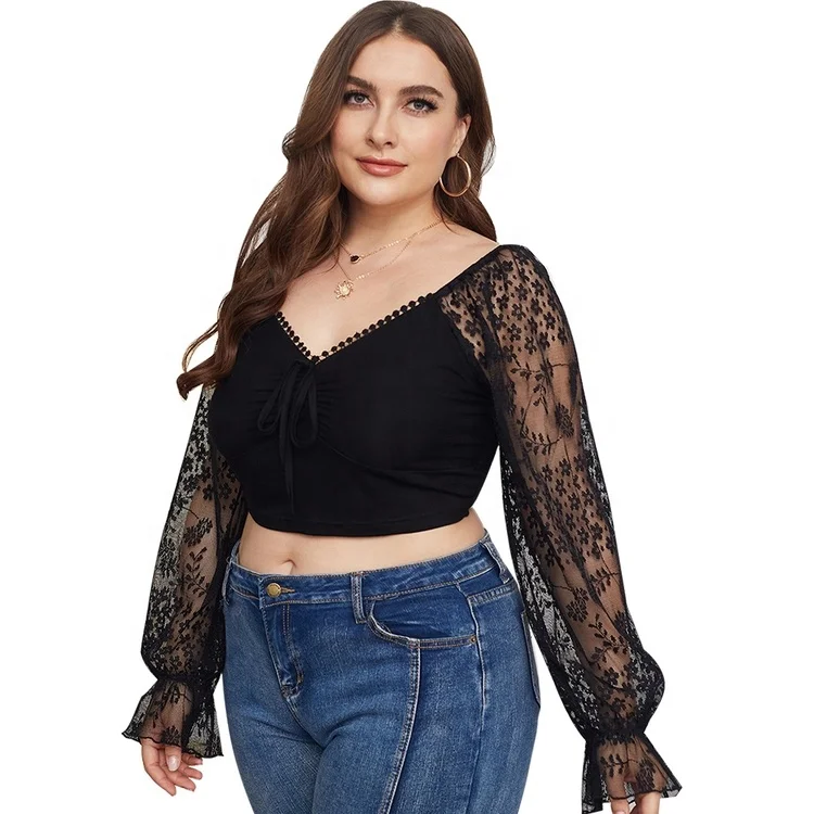 
Professional manufacturer fashion autumn and winter black long sleeve stitched t-shirt 