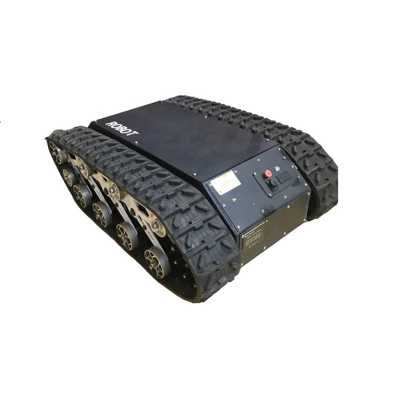 Komodo 01 hot sale electric drive steel industrial utv robotic track chassis crawler