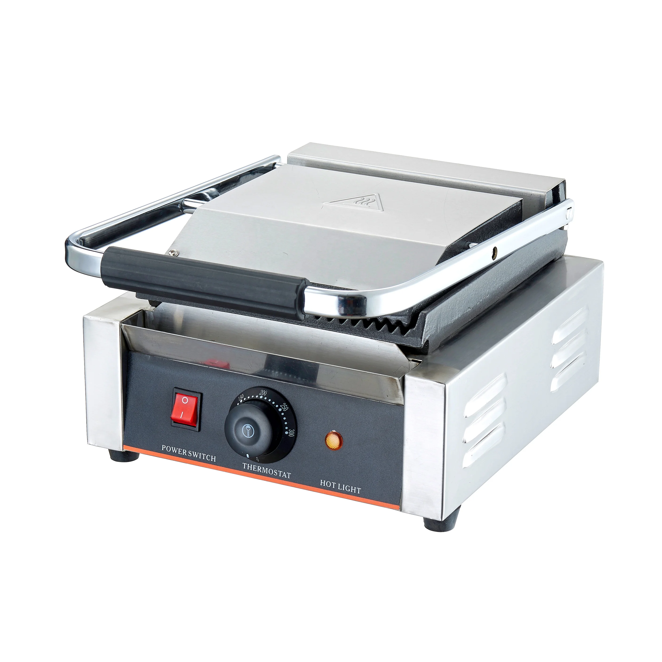  commercial panini griller high quality sandwich Stainless Steel grill non-stick