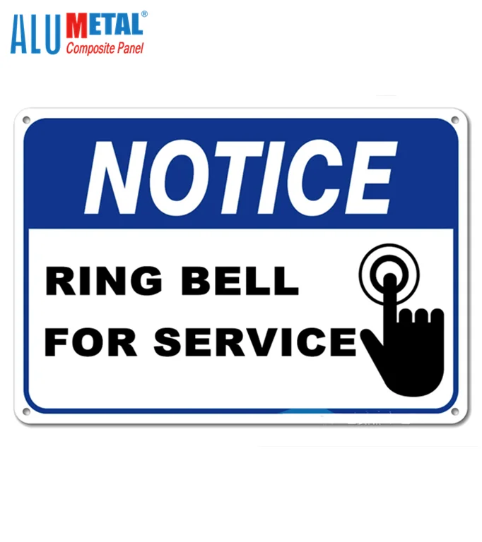 Alumetal 0.04 inch Aluminum Under CCTV Surveillance Warning Sign Customized Size and Color Service