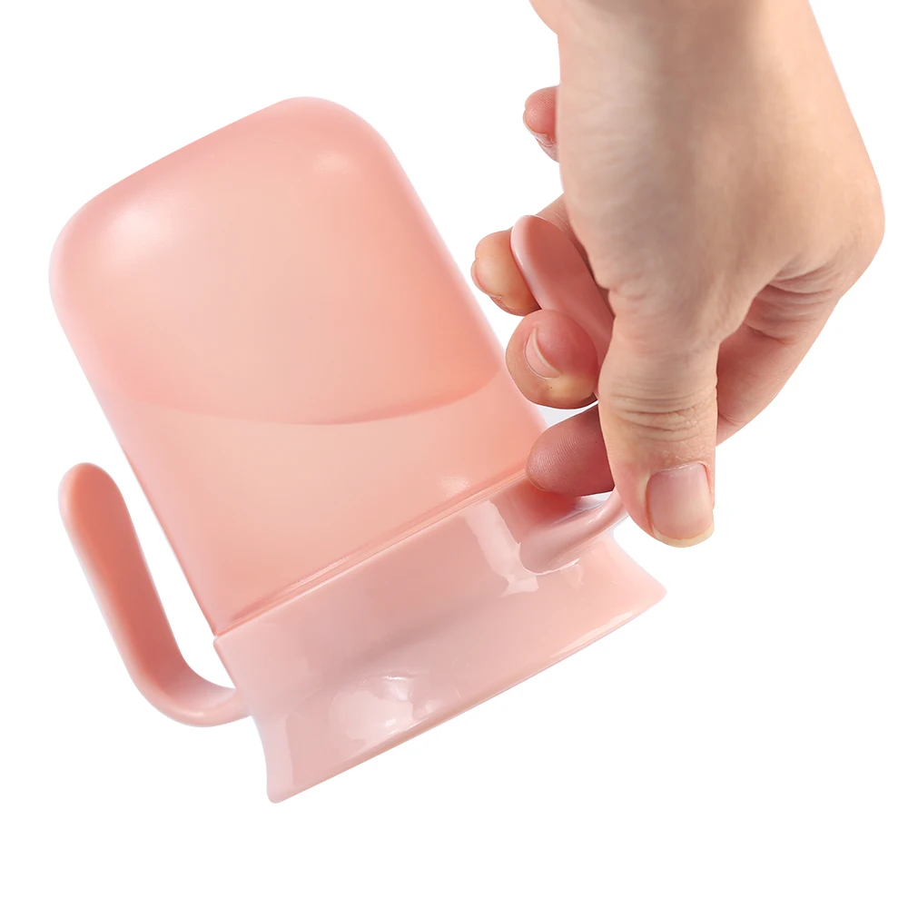 ES-Pro Trainer 200ml Silicone Cup Toddler Training Anti-Spill Miracle Sippy Cup Chew Proof 360 Degree Baby Drinking Cup Made PP