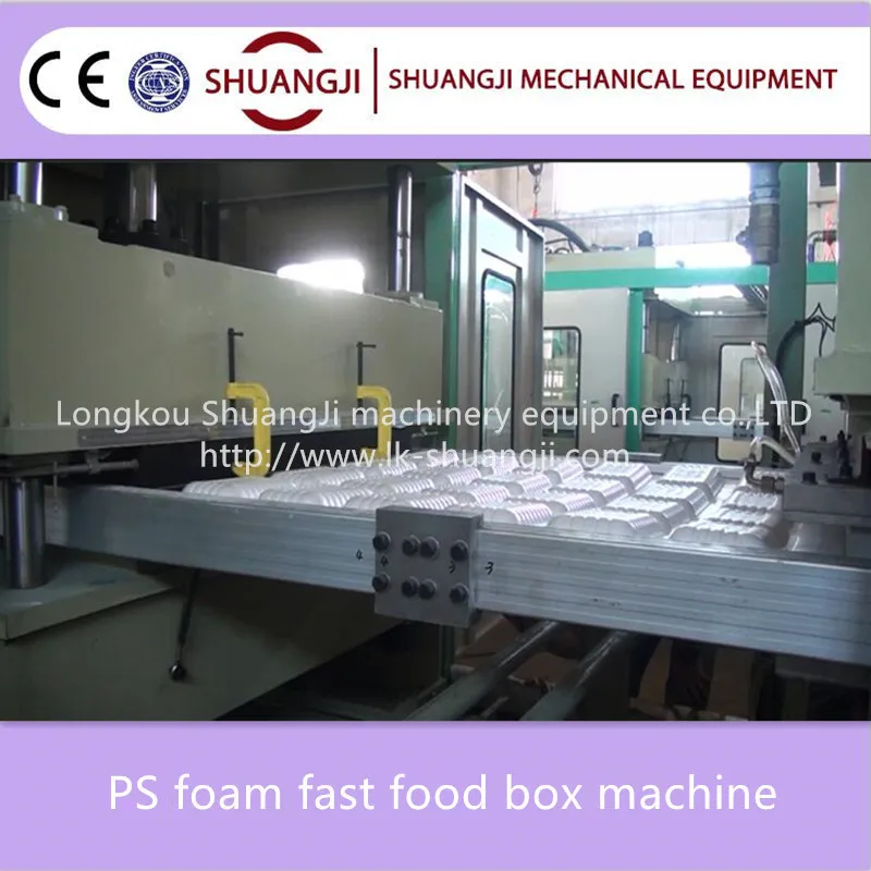 Полностью автоматическая машина для производства пластиковых контейнеров, производственная линия пищевых контейнеров из пенополистирола
