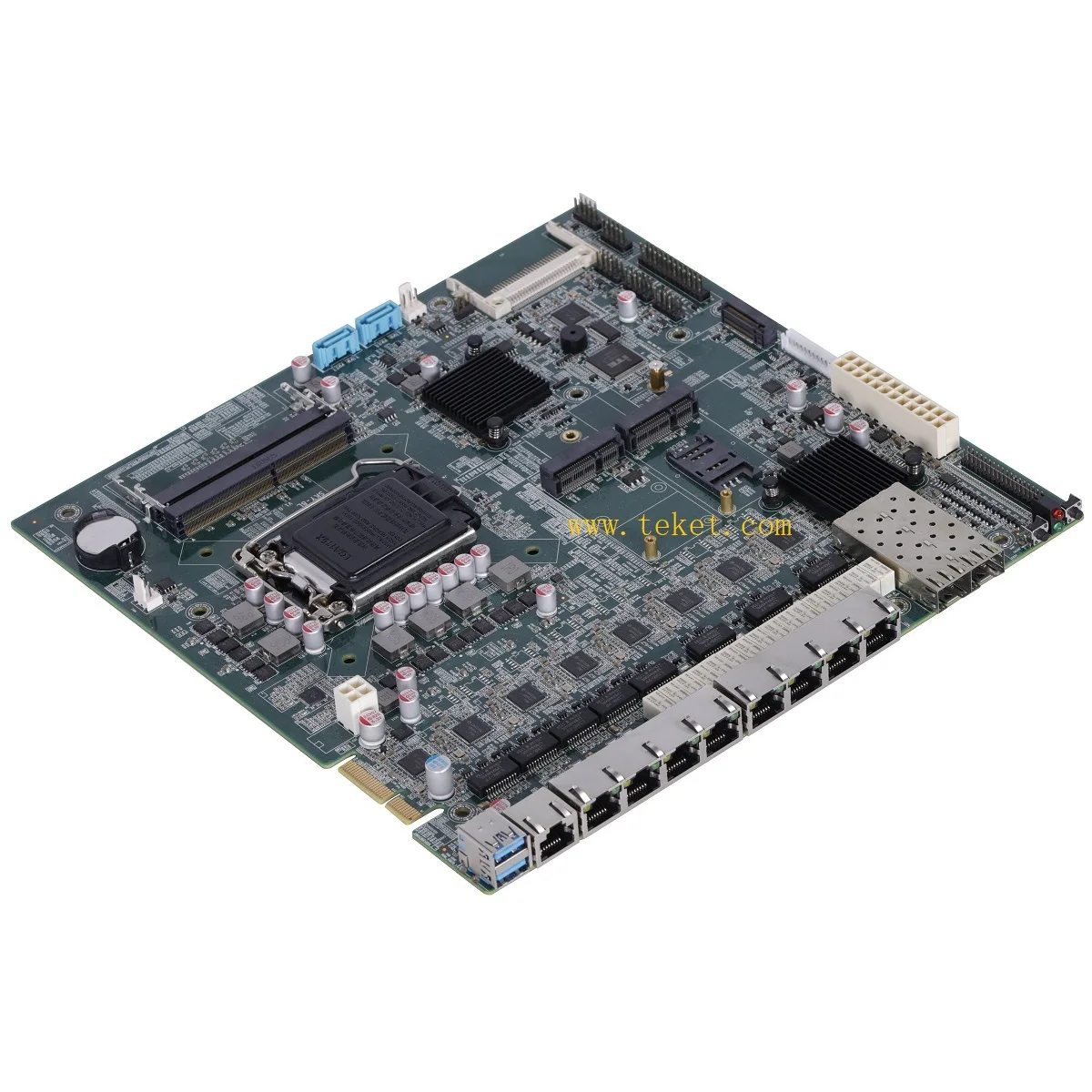 Маршрутизатор QM110LE PfSense серверный многосетевой порт брандмауэр Материнская плата 8LAN 2SFP LGA 1151 Socket Core i3/i5/i7 2