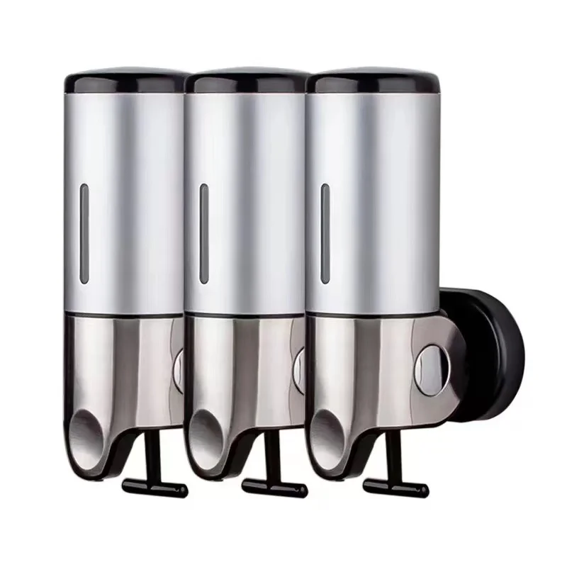 Factory Wholesale Triple 500ML Soap Dispenser Bathroom Soap Dispenser  Wallmount Soap Dispensers