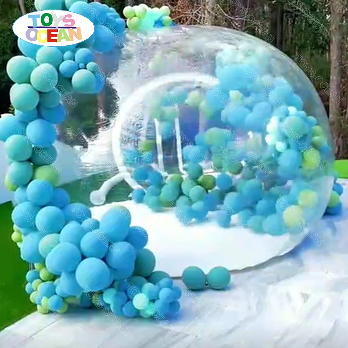 Advertising inflatable outdoor tent camping tent transparent inflatable bubble house balloon dome