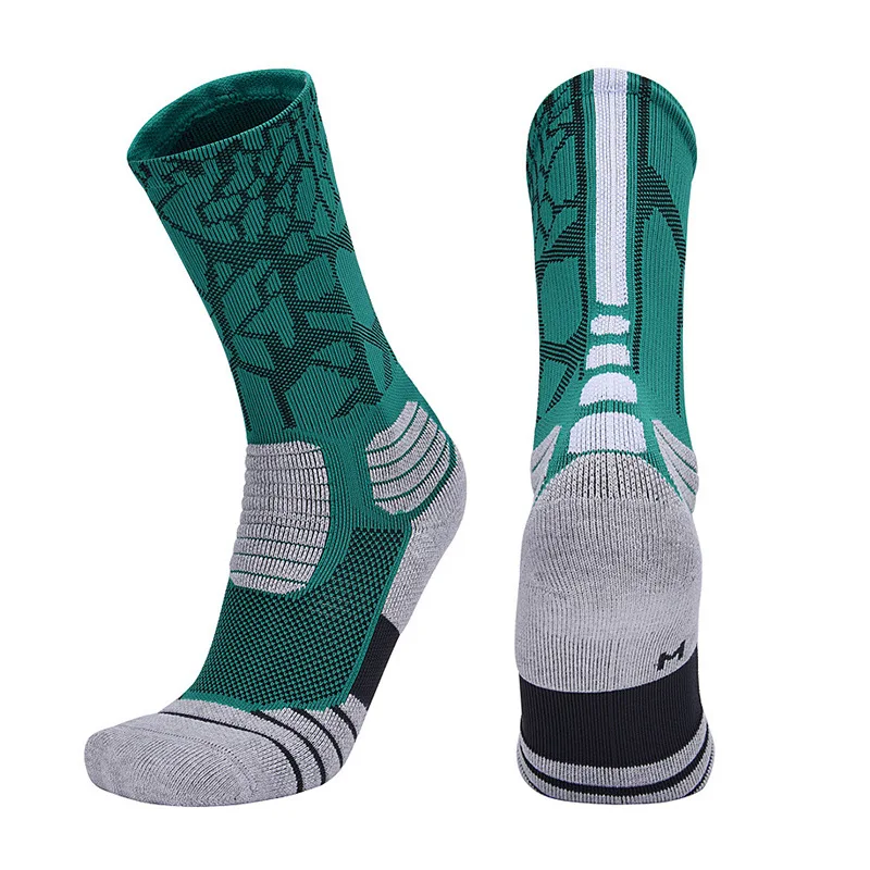 Basketball Crew Socks Athletic Custom Roller Skate Sport Socks Mid Calf Breathable Basketball Training Socks