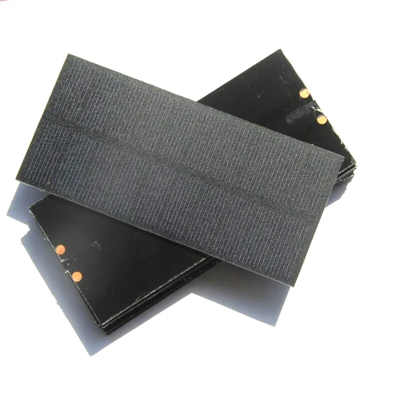 BUHESHUI 1.3Watt Micro Solar Panels 5V 131x61mm Monocrystalline Silicon Small Photovoltaic Cells