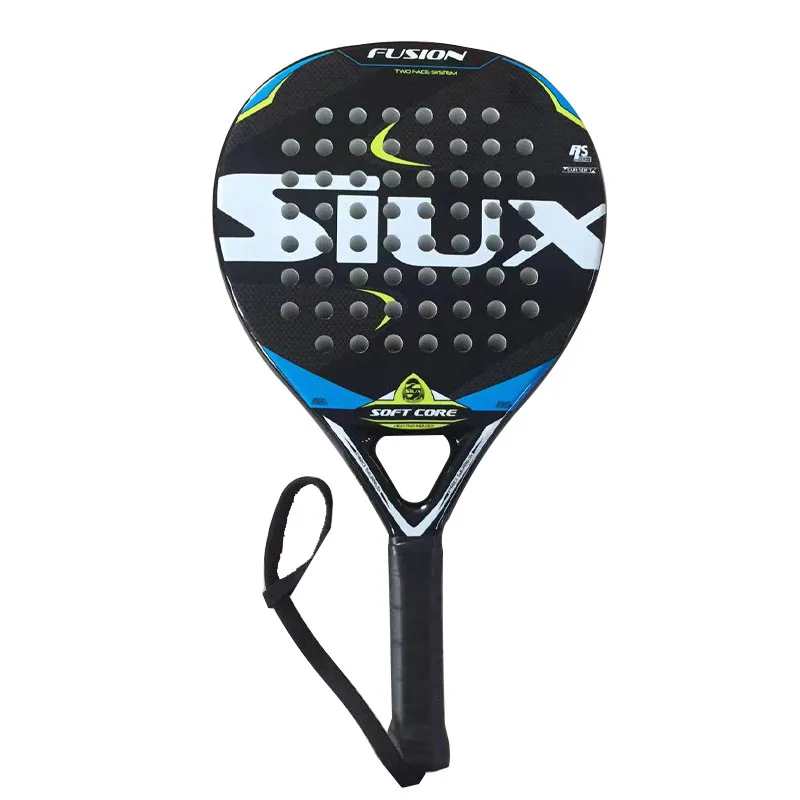 Palas Padel Carbon Paddle Racket Soft EVA Face Tennis Racket Outdoor Indoor Sport Training for Adults