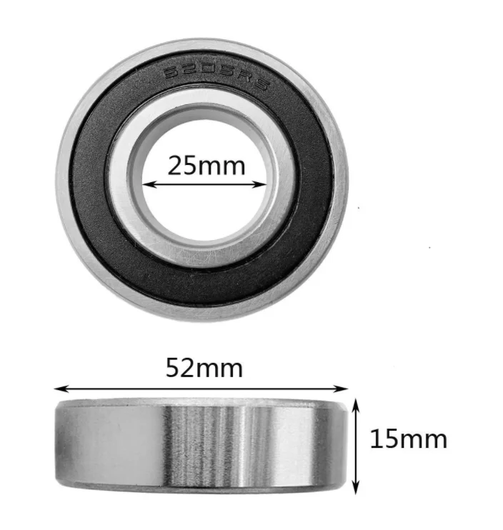 6205 Inch Chrome Steel Deep Groove Ball