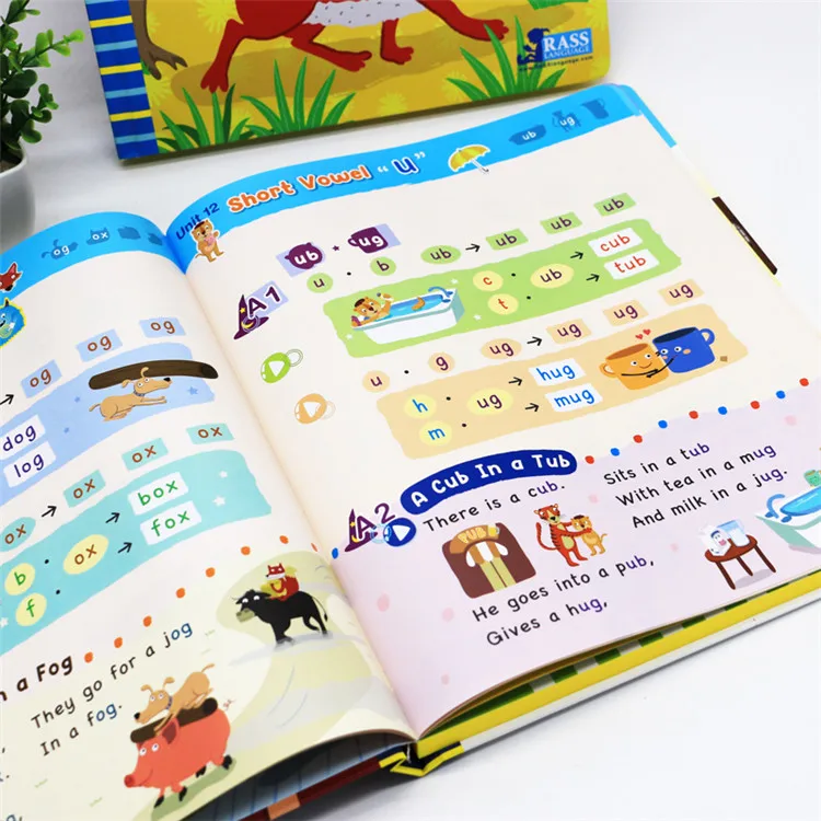 Kids Early Education Finger Touch Push Button Learning English Bilingual Activity Sound Books