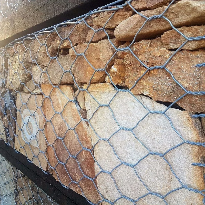 2.2mm Gabion Mesh Box 60X80mm Mesh for River Bank 2*1*1m