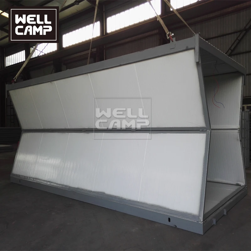 Folding container cafe shop in New Zealand prefab modern farmhouse custom manufactured homes