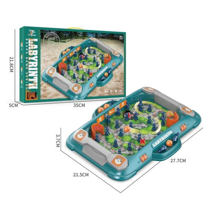 Two-player battle parent-child interactive focus board games thinking training football table maze table plastic Shantou toys