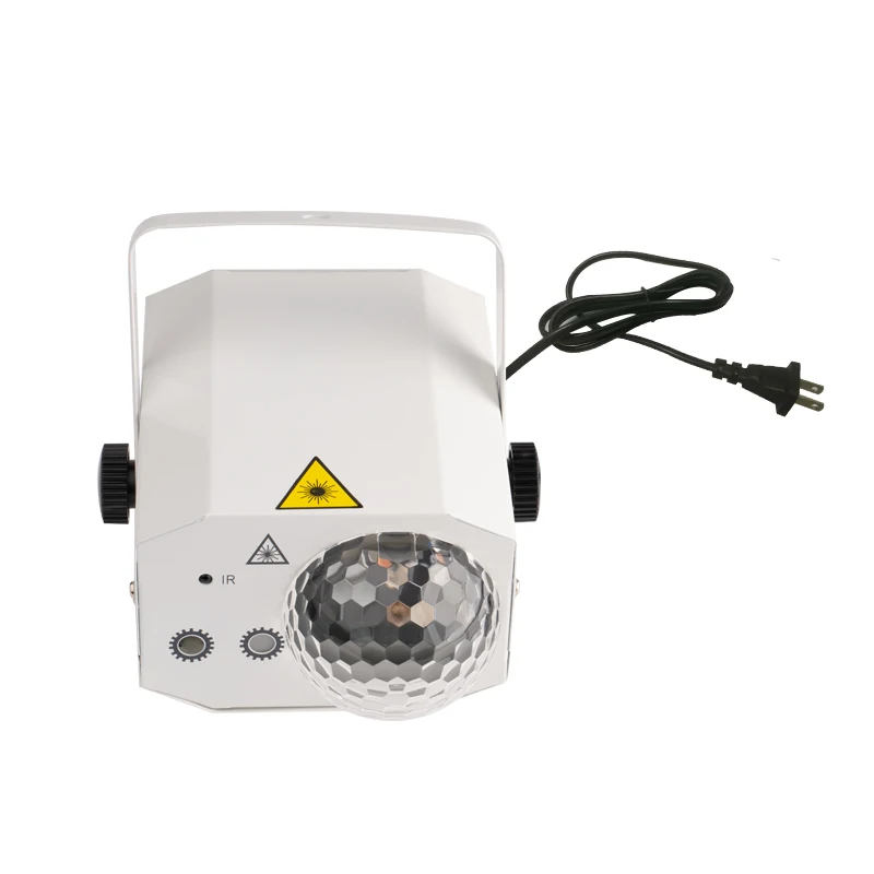 AC110V AC220V LED Party Laser Light Sound Activated RGB Disco Ball DJ Stage Projector Light